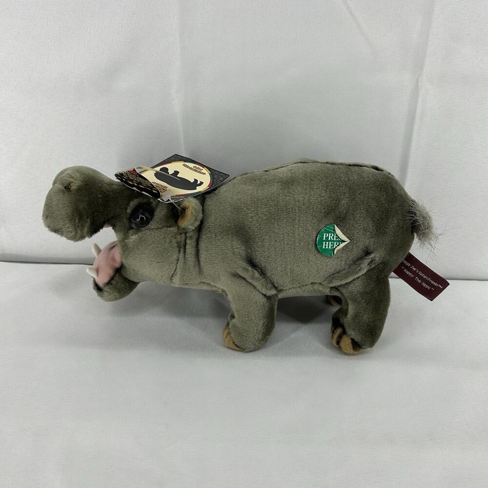 Happy the Talking Hippo Plush Hippopotamus Toy Jungle Joes Safari Friends 12"